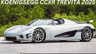 Koenigsegg Ccxr Trevita 2025 ReviewInteriorExteriorFirst LookFeaturesPriceAbd Cars Review 2024 [upl. by Ecnirp]