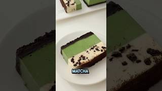 Why Everyone’s Obsessed with Oreo Matcha Cheesecake 🍵🍰🤯 shorts [upl. by Henrion]