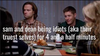 sam and dean being idiots aka their truest selves for 4 and a half minutes [upl. by Sikorski]