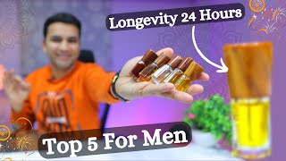 Long lasting attar by Hasan Oud  My Top 5 ⚡️ Best Attar For Men In India [upl. by Atwood360]