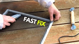 How To Replace Window Screen Step by Step  DIY Tutorial [upl. by Prentice]