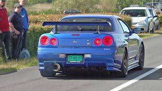 820HP Nissan Skyline R34 GTR VSpec 27L JUN stroker  BRUTAL SOUNDS [upl. by Refinney426]