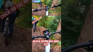 Nicolai Saturn 16 MGU hard test by an enduro team pinion beltdrive mtb [upl. by Vidovic]