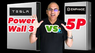 Tesla Powerwall 3 vs Enphase 5P Comprehensive Solar Battery comparison [upl. by Frieder50]