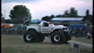 UK amp Ireland Monster Truck Tour 199293  Miami Thunder Montage [upl. by Aihtnamas46]