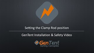 Determining the GenTent clamp rod position [upl. by Rochelle]