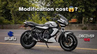 etna kharcha hua hai esmai 😱 bajaj discover 150 modification costFirst bike in india🔥modified [upl. by Eihcra43]