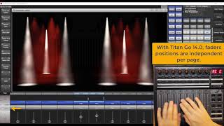 OsiMIDI for T1 22 and Titan Go 140 Motorized faders demo [upl. by Barbarese870]