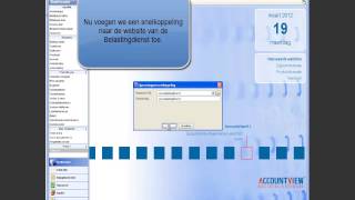 AccountView boekhoudpakket  Demo Navigatievenster [upl. by Adnola]