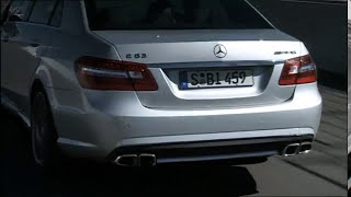 New Mercedes AMG E63 AMG 2010 in Motion [upl. by Terrill]