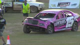 Grafton Speedway  Demi Clarke hard into the Wall  30092023 [upl. by Anrahc620]