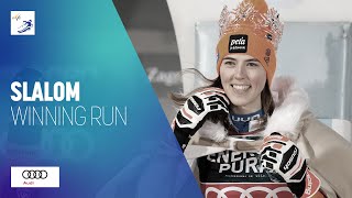 Petra Vlhova SVK  Winner  Womens Slalom  Zagreb  FIS Alpine [upl. by Mairym]