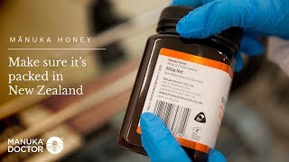 Manuka Honey Make sure its packed in New Zealand [upl. by Enilaf]