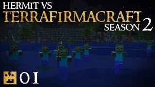 Hermit Vs TerraFirmaCraft S02E01  quotColder Wetter and Scaredederquot [upl. by Lalise]