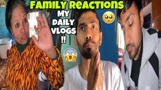 Daily Vlogs Reaction on My Family 🥹 [upl. by Elrebma]