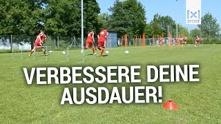 FußballAusdauertraining Übung Der Parcours [upl. by Rumery]