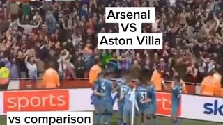 Arsenal vs Aston Villa match highlights💥 [upl. by Blaise]