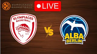 🔴 Live Olympiakos vs Alba Berlin  EuroLeague 20232024  Live Play by Play Scoreboard [upl. by Zetes]