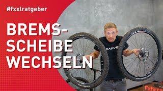 Fahrrad Bremsscheibe wechseln  Shimano Centerlock und 6 Loch Aufnahme  ausführliche Erklärung [upl. by Longo]