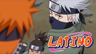 Kakashi conoce a Pain  Kakashi salva a Iruka Doblaje Latino Oficial [upl. by Xila]