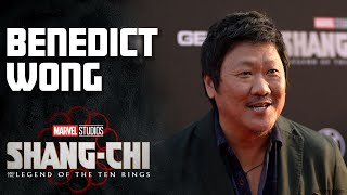 Benedict Wong on Leaving the Library  Marvel Studios ShangChi Red Carpet LIVE [upl. by Retsof]