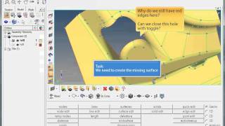 Geometry Cleanup in HyperMesh Part 2 [upl. by Samuel]