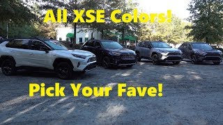 Pick your Favorite 2019 RAV4 XSE Hybrid Color [upl. by Eseila]