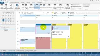 Outlook  Termin erstellen  Kalender  Teil 02 [upl. by Ohcirej]