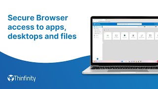 Introducing Thinfinity Workspace Secure Browser Access to apps desktops amp files [upl. by Nataniel]