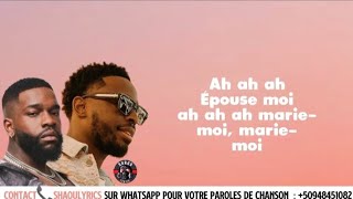 Dadju amp Tayc  Épousemoi Paroles [upl. by Furie]