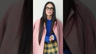 Demi Moore demimoore makeuplook celebritybeauty hollywoodmovies hollywoodglamour actresses [upl. by Enitsirc]