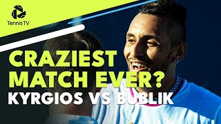 Craziest Tennis Match Ever When Nick Kyrgios Met Alexander Bublik  Miami 2019 Extended Highlights [upl. by Repotsirhc]