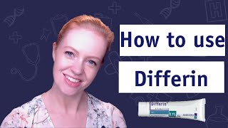 How To Use Differin Adapalene For Acne 🤫 [upl. by Eilerua]