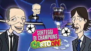 AUTOGOL CARTOON  Sorteggi di Champions [upl. by Hodgkinson692]