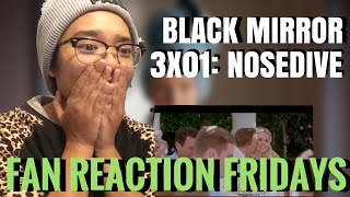 Black Mirror  Season 3 Episode 1 quotNosedivequot Reaction amp Review  Fan Reaction Fridays [upl. by Basso]