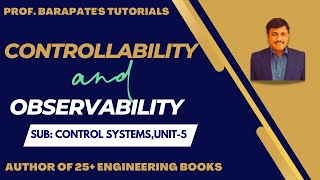 CONTROLLABILITY AND OBSERVABILITY [upl. by Mareah712]