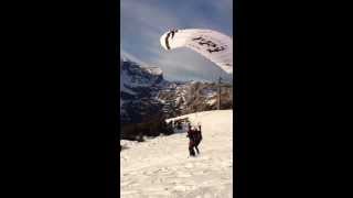 Speedflying in Werfenweng vom Bischling ins Tal  Tandemflug mit Chris Reinegger [upl. by Kramal]