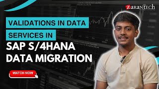 Validations in Data Services in SAP S4HANA Data Migration  ZaranTech [upl. by Junji277]