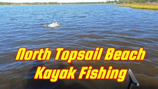 North Topsail Beach NC Kayak Fishing Slot City [upl. by Maurice]