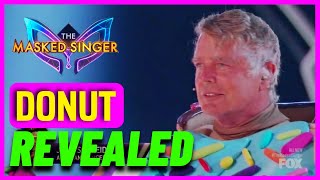 Donut Revealed on the Masked Singer [upl. by Mcgruter]