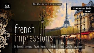 Chanticleer Singers  French Impressions 20241012 Livestream [upl. by Annahvas]