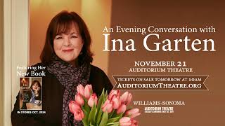 An Evening Conversation with Ina Garten Live in Chicago [upl. by Zavala]