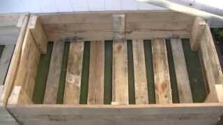 Raised Beds For FREE From Old Pallets [upl. by Ahseinad]