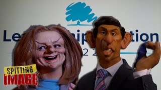 Liz Truss Vs Rishi Sunak  The Best of the Leadership Contenders  Spitting Image [upl. by Aitekram]