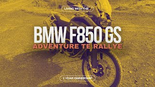 LIVING WITH THE BMW F850GS ADVENTURE TE RALLYE 1 YEAR OWNERSHIP bmwmotorrad [upl. by Seaden]