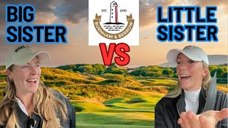 Golf Girls Take On BRITISH LINKS [upl. by Lenej906]