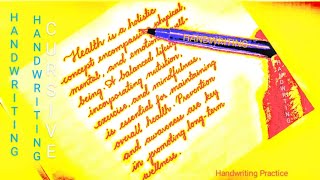 How to write cursive handwritingImprove cursive handwritingSimple English [upl. by Rheta]