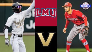 LMU vs 7 Vanderbilt Highlights Game 2  2023 College Baseball Highlights [upl. by Nyrret]