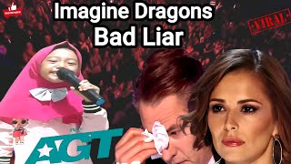 Bad LiarImagine DragonsBeautiful voiceBritains Got Talent 2023Golden buzzer [upl. by Atnoek]