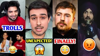 WTF You Wont Believe this Happened😱 Samay Raina Trolls Poonam Dhruv Rathee MrBeast Diljit [upl. by Croydon]